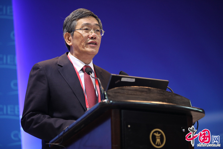 中央財經領導小組辦公室副主任楊偉民發表主題演講。