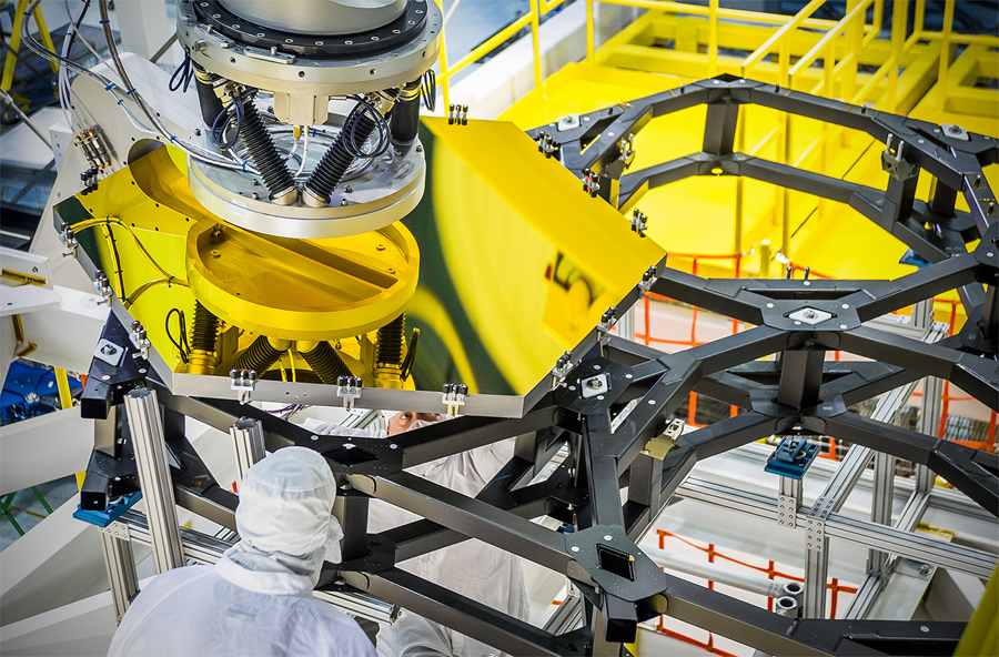 詹姆士·韋博太空望遠鏡(James Webb Space Telescope)：望遠鏡部件測試。