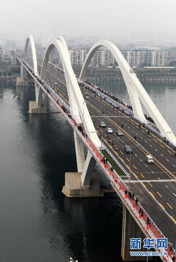 广西柳州广雅大桥建成通车