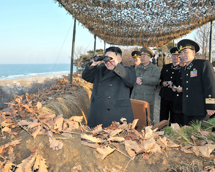 金正恩出任朝軍最高司令官2週年 朝媒記錄其2013軍隊足跡[組圖]