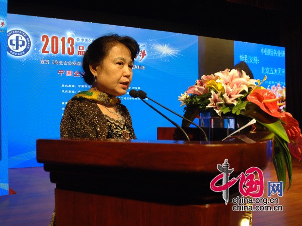 北京集美家居市场集团副总裁刘志萍发表演讲 中国网 寇莱昂摄