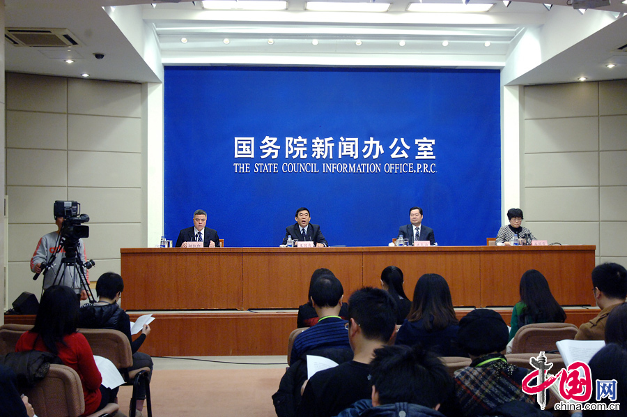 1月27日，国务院新闻办公室就创新机制扎实推进农村扶贫开发工作举行发布会。中国网记者 寇莱昂 摄