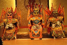 电音三太子是结合电音和台湾传统的民俗艺阵三太子的表演，电音三太子会咬着奶嘴，随着电音跳舞，骑着改装摩托车行进，是台湾本土特有文化，也是新兴次文化代表，电音三太子的原形是台湾传统艺阵的“大仙尪仔”。