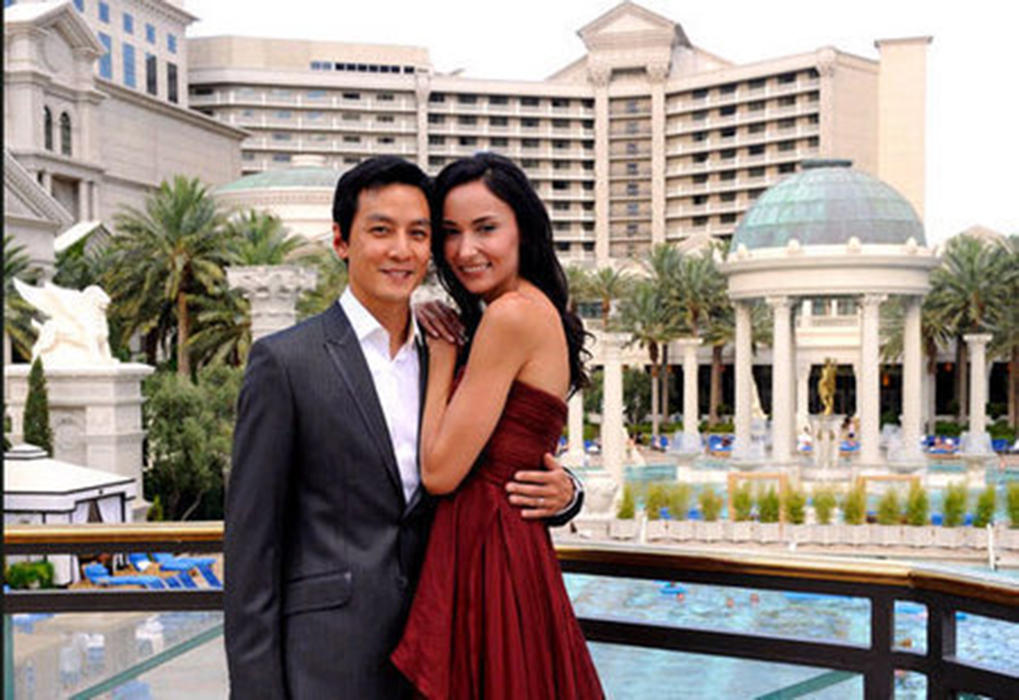 林志颖晒爱妻唯美背影照 男神娇妻谁最美(组图