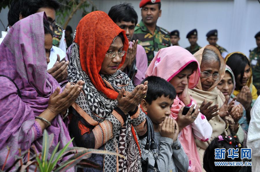 孟加拉國舉行儀式悼念“步槍隊”叛亂遇難者