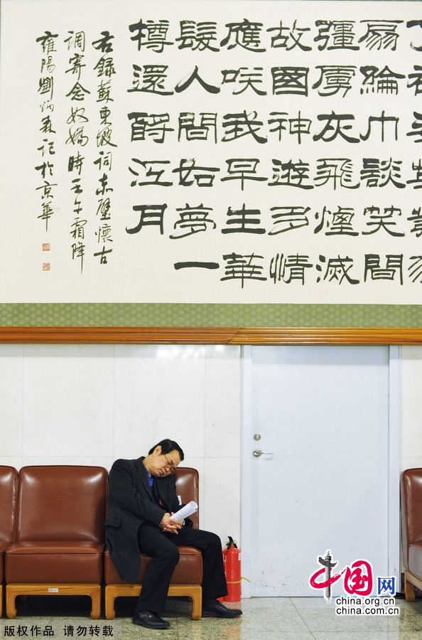 2013年3月10日，北京，全國兩會，政協委員。