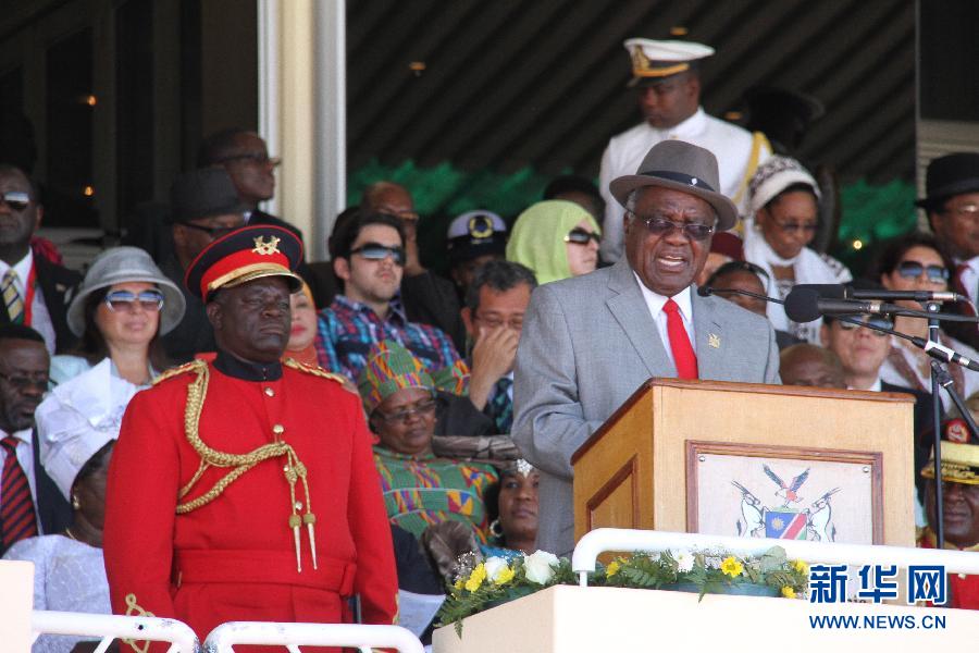 奈米比亞舉行獨立24週年慶祝活動