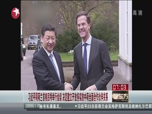 习近平同荷兰首相吕特举行会谈