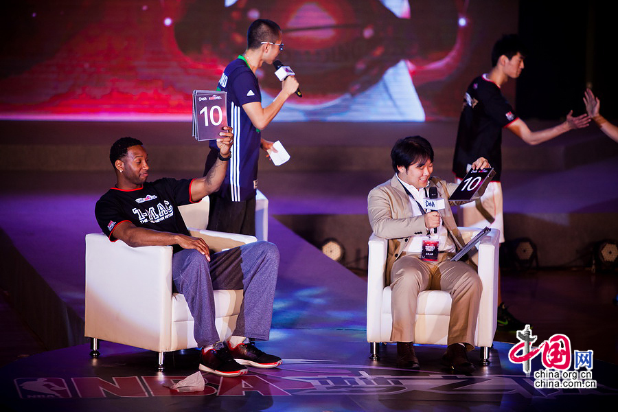 NBA巨星麦迪亮相京城球迷嘉年华