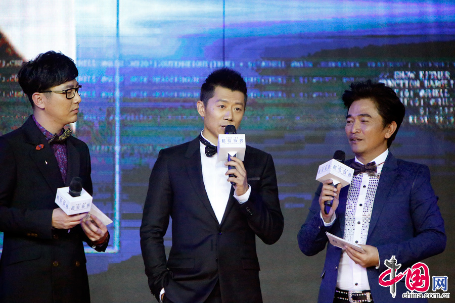 3月31日晚，好萊塢科幻大片《超驗駭客》全球首映禮首站在北京舉辦。圖為夏雨。中國網記者 寇萊昂 攝