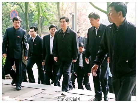 胡锦涛到访湖南大学