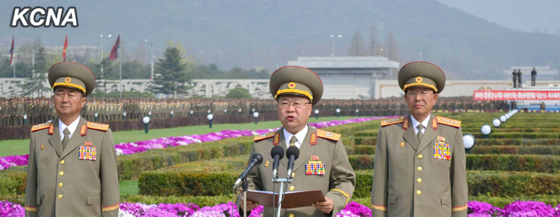 朝鮮陸海空三軍舉行慶祝“太陽節”儀式