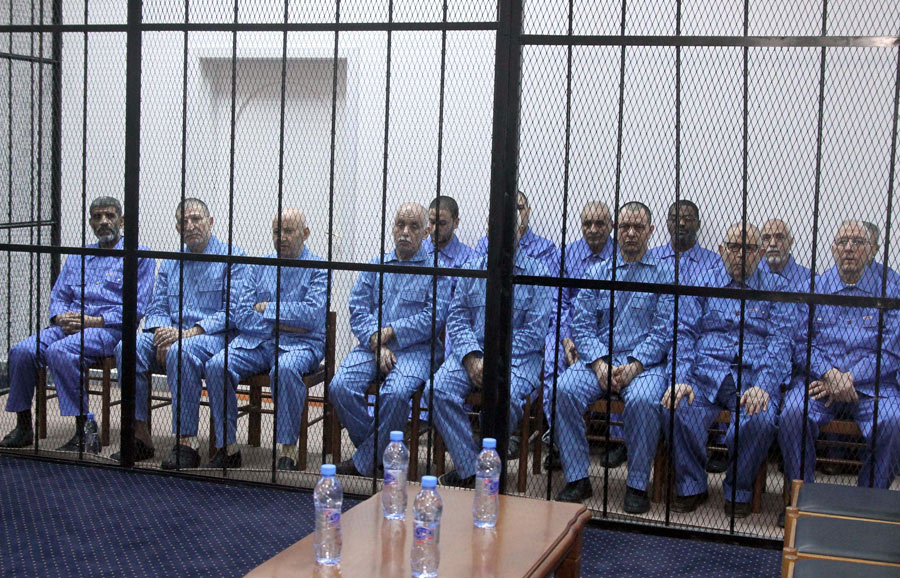 利比亞法庭開審格達費政權高官
