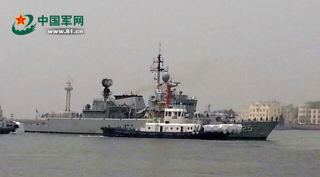 參加海軍成立日多國海上聯(lián)演外軍艦艇陸續(xù)抵達(dá)青島[組圖]