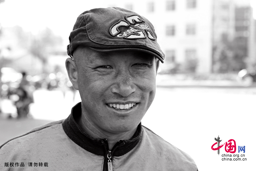 【图片故事】农民工的微笑