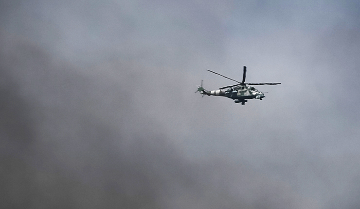 乌军封锁斯拉维扬斯克 2架直升机被击落【7】