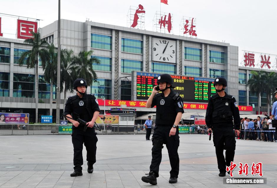 廣州火車站發生持刀砍人事件 6名群眾受傷
