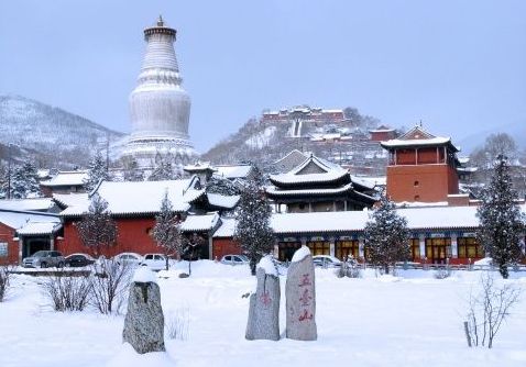 山西五台山初夏降大雪 百余外籍游客受困获救