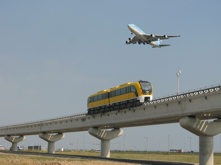 南韓城市磁懸浮列車試運營 時速110公里