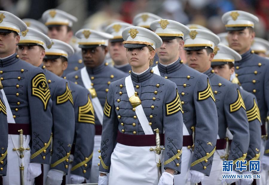 美國西點軍校舉行第2014屆畢業典禮