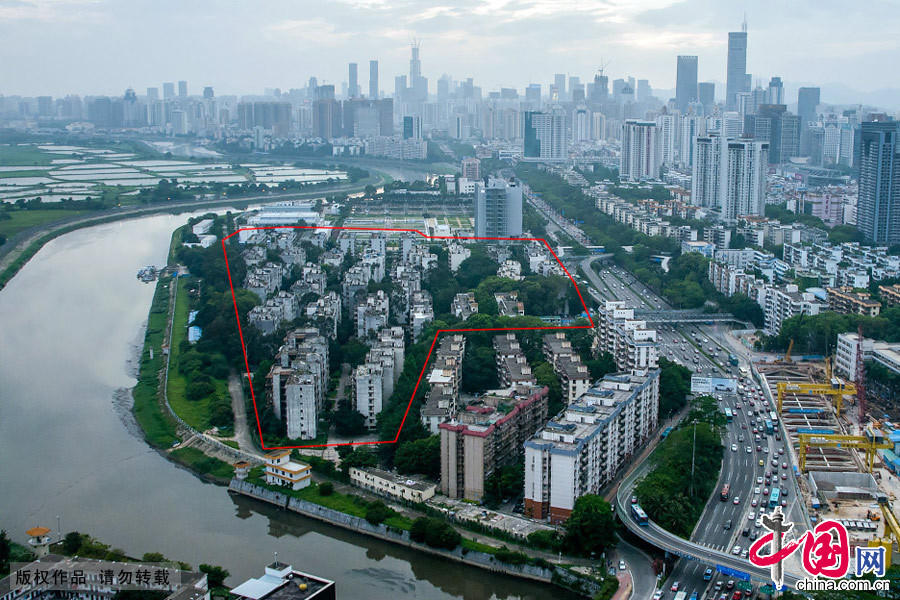 2014年5月，深圳 鹿丹村 海砂房 拆遷 爭議 重建 改造