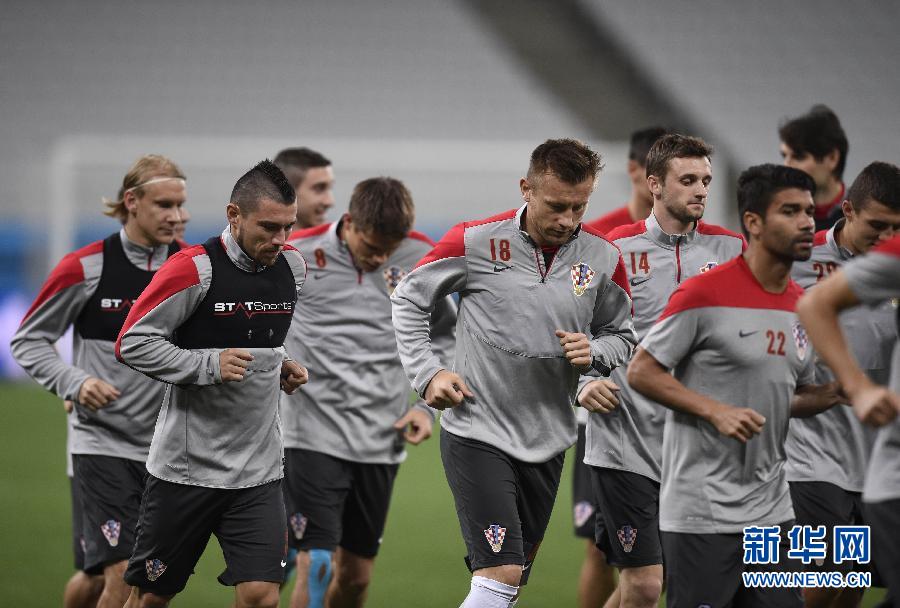 （世界杯）（2）足球——克罗地亚队备战揭幕战
