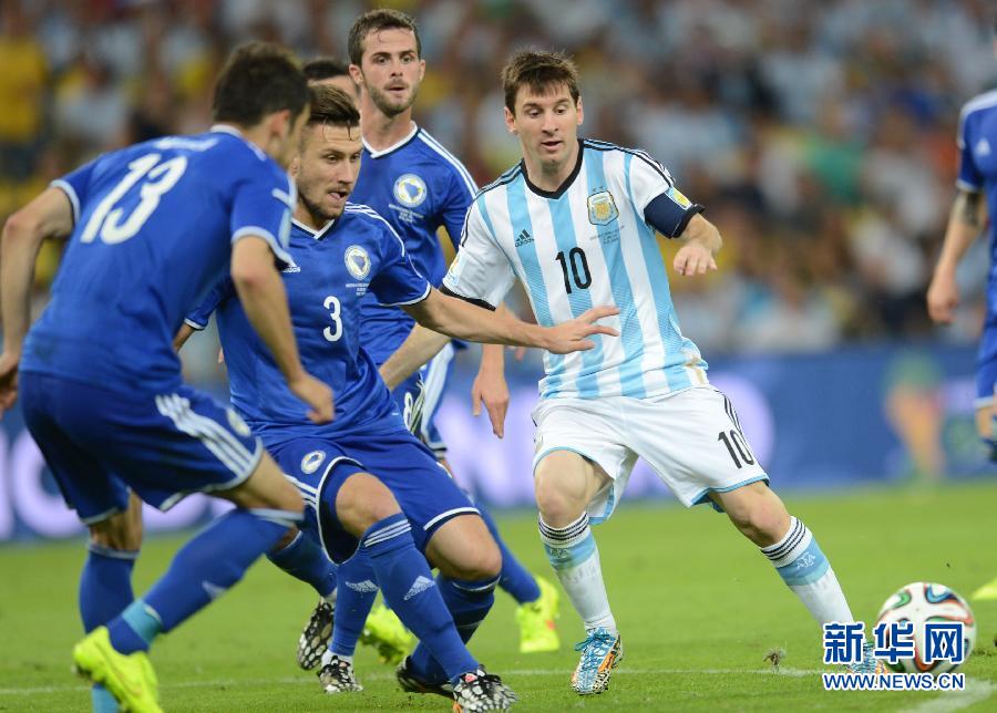 （世界盃）（38）足球——小組賽F組：阿根廷對陣波黑