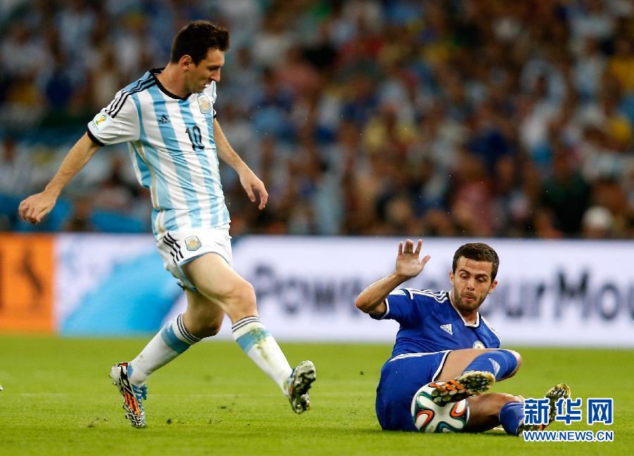 （世界盃）（27）足球——小組賽F組：阿根廷對陣波黑