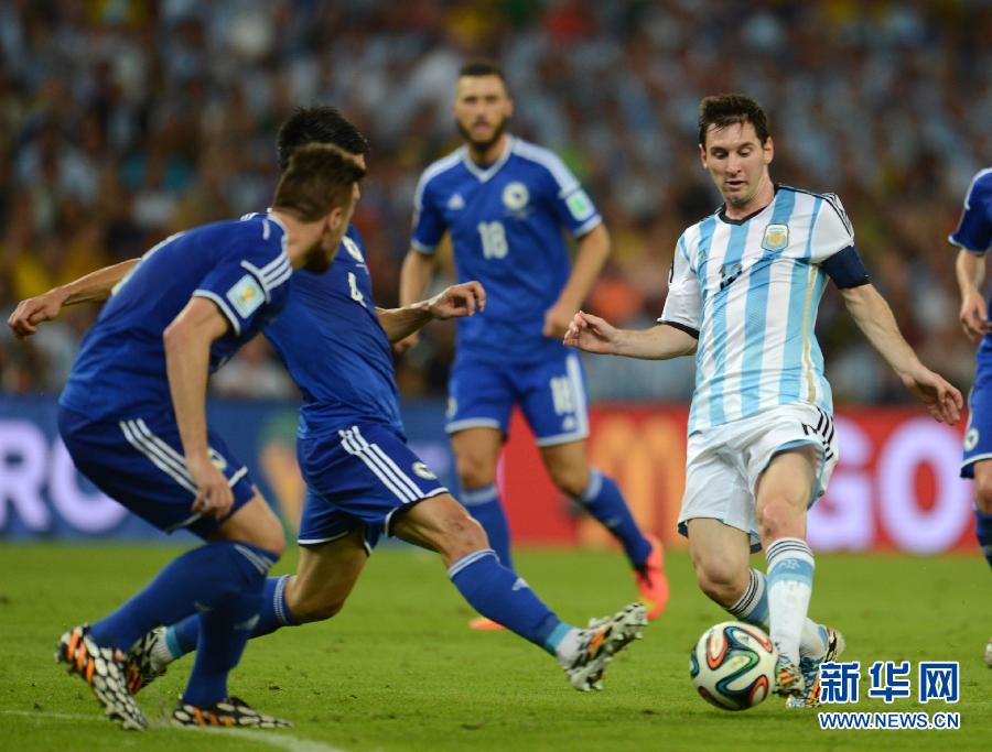 （世界盃）（47）足球——小組賽F組：阿根廷對陣波黑
