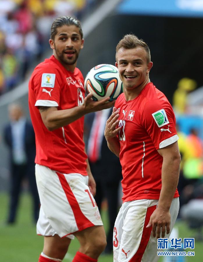 （世界盃）（1）足球——小組賽E組：瑞士勝厄瓜多