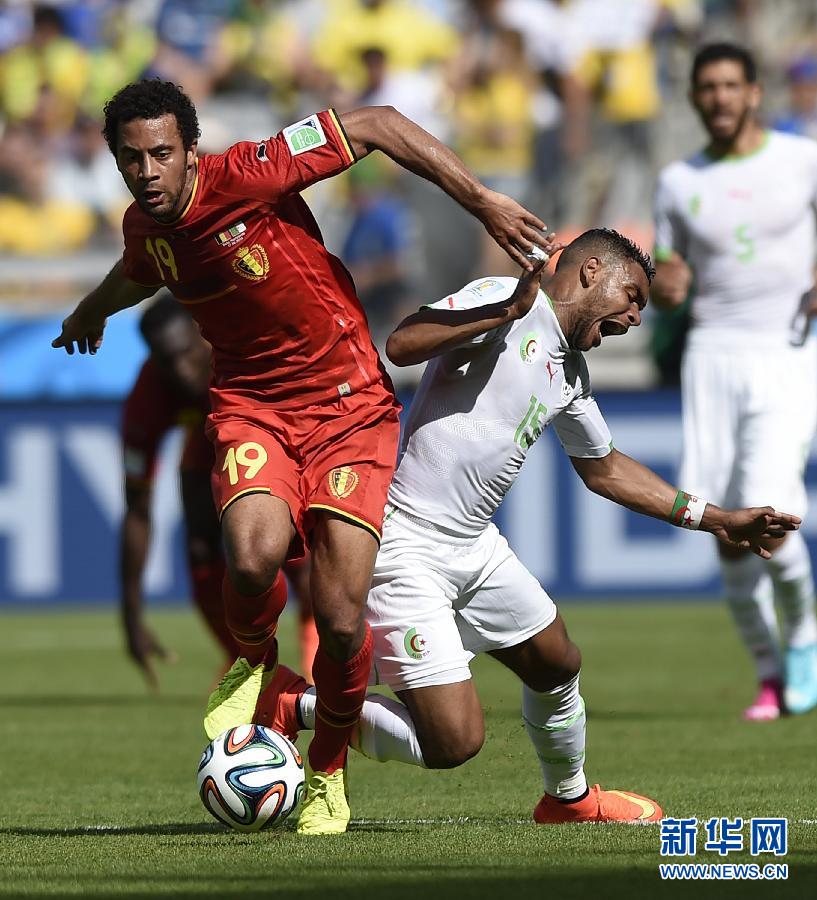 （世界盃）（10）足球——小組賽H組：比利時隊對陣阿爾及利亞隊