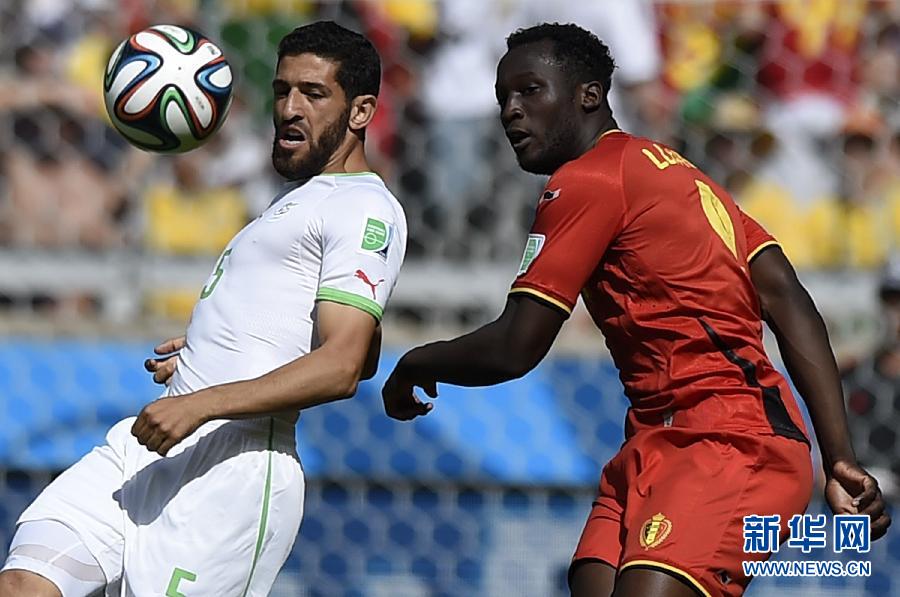 （世界盃）（1）足球——小組賽H組：比利時隊對陣阿爾及利亞隊