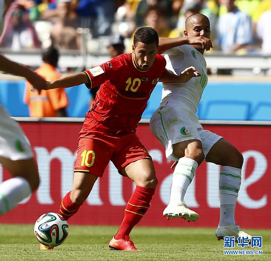 （世界盃）（5）足球——小組賽H組：比利時隊對陣阿爾及利亞隊
