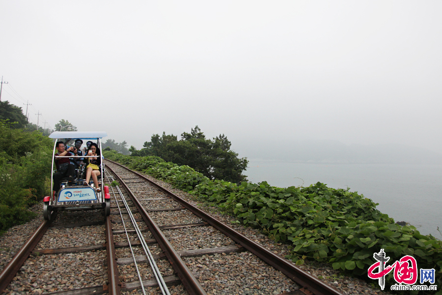 6月20日，麗水海洋軌道自行車。 中國網記者 李佳攝影