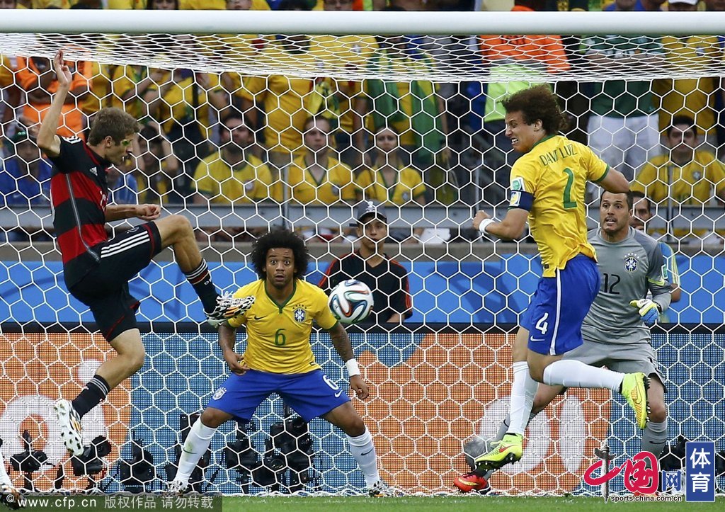 高清:世界杯半决赛 巴西VS德国