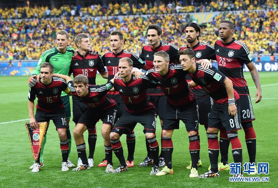 （世界盃）（2）足球——準決賽：德國隊首發陣容