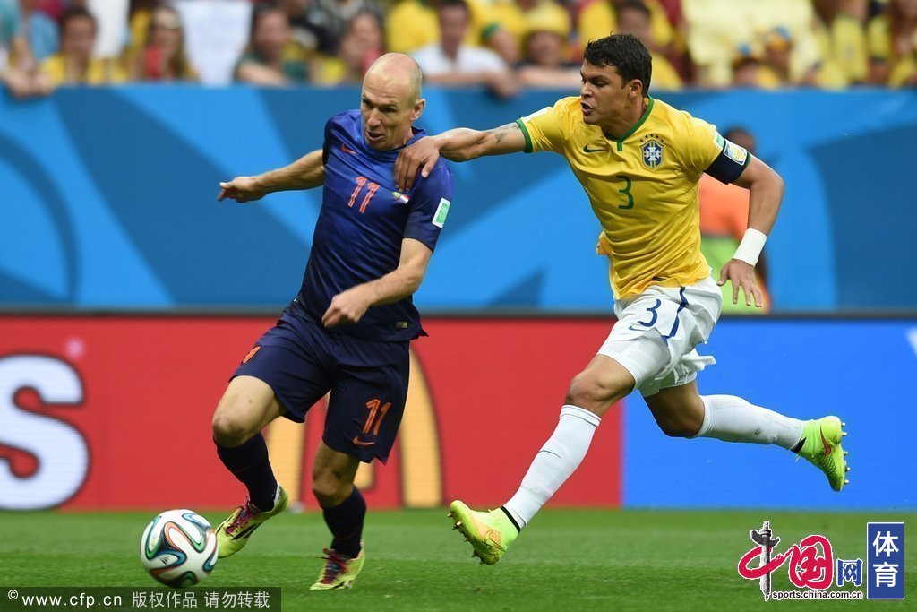 高清:巴西世界杯三四名决赛 巴西VS荷兰_体育