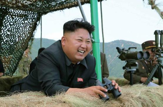 金正恩指导朝鲜军队进行实弹炮击训练