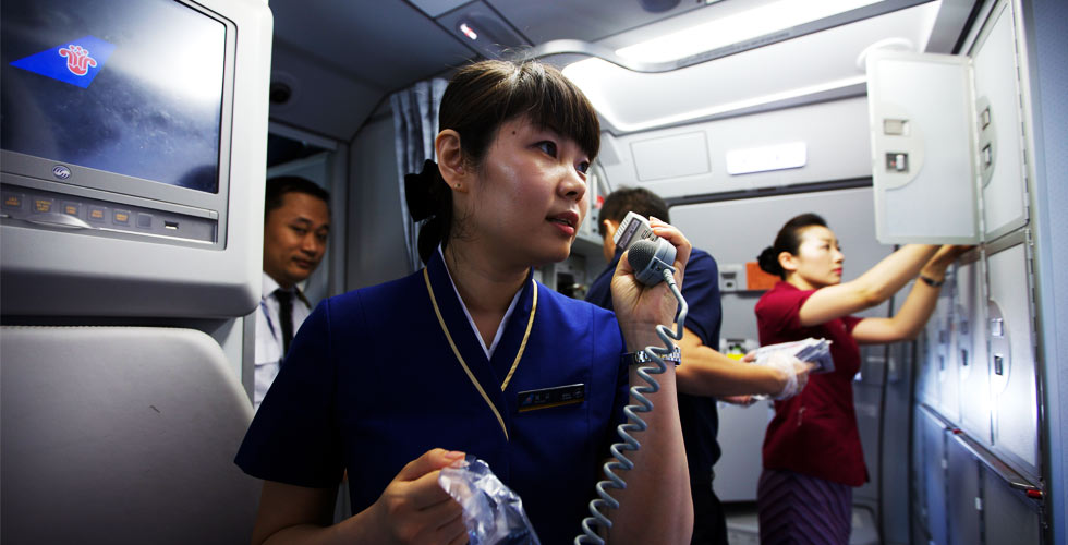 万米高空工作者的飞行实录