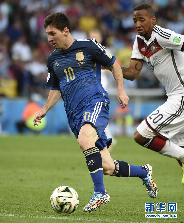 （世界盃）足球——德國隊與阿根廷隊爭奪冠軍