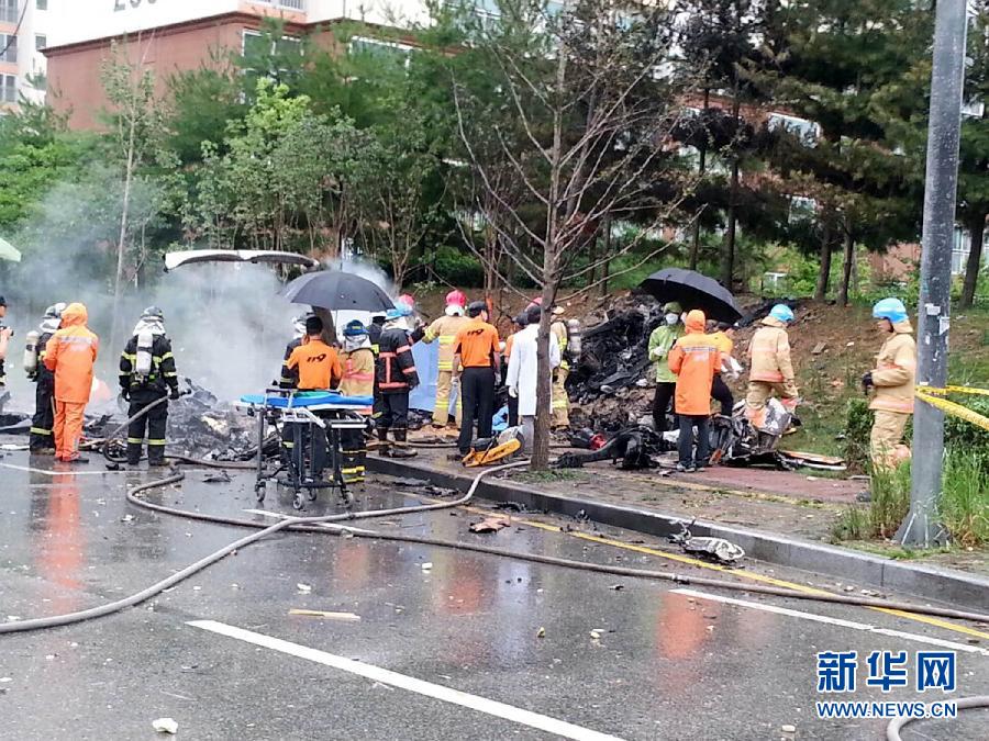 南韓光州市中心發生直升機墜落事故 已確認3人死亡