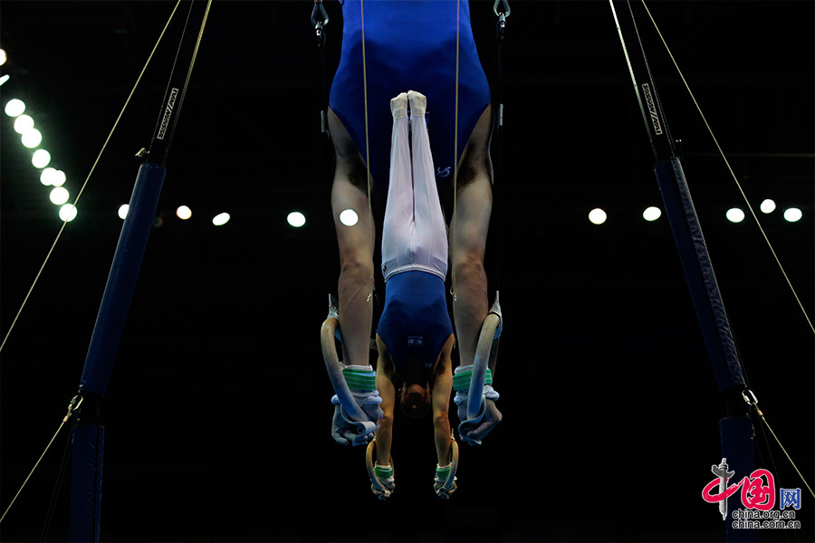 8月19日，第二届南京青奥会男子个人全能竞技体操决赛。中国网 董宁 摄影
