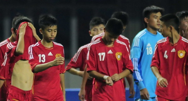 亚少赛:U16国少2-0中国香港 1胜2负小组出局