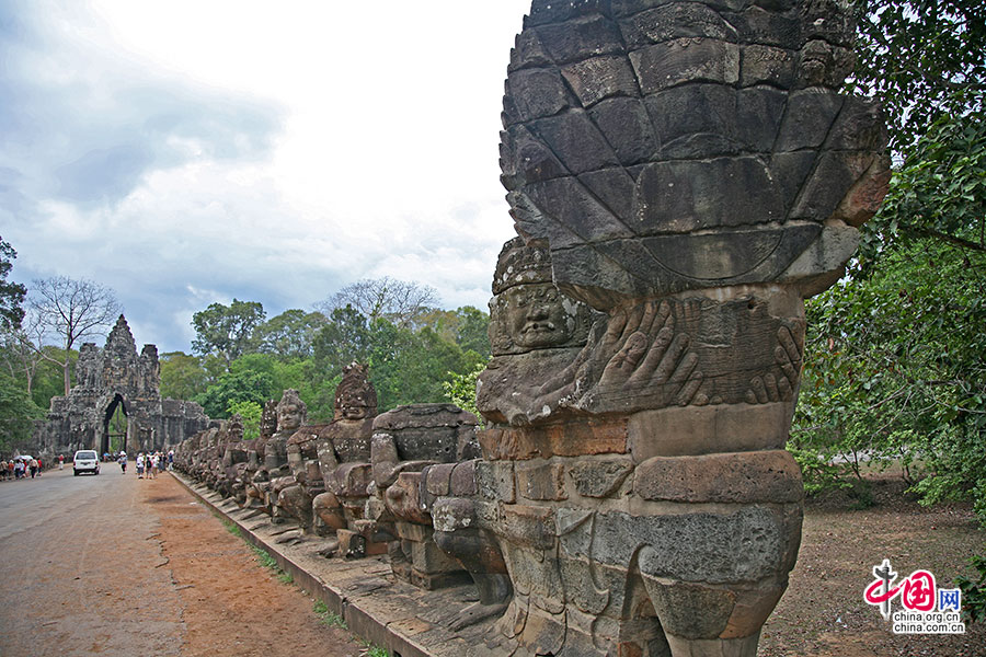 吴哥通王城入口