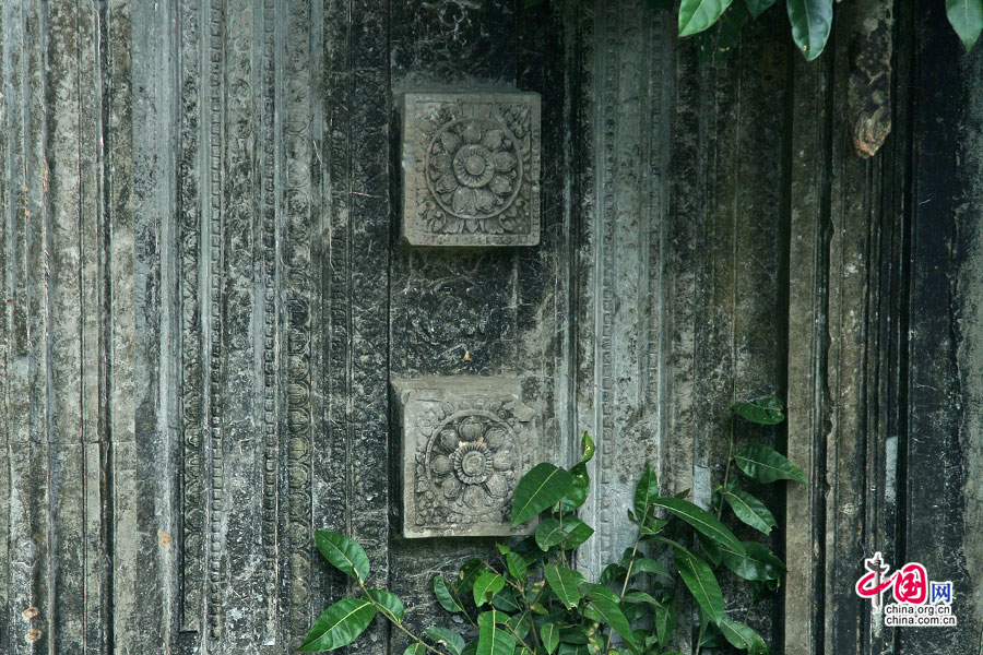 莲花石雕装饰