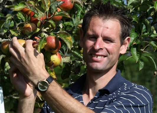 英男子培育神奇果树 一棵结出250种苹果