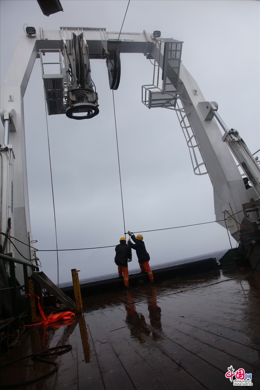 海洋,海洋六号,多管取样,大雨