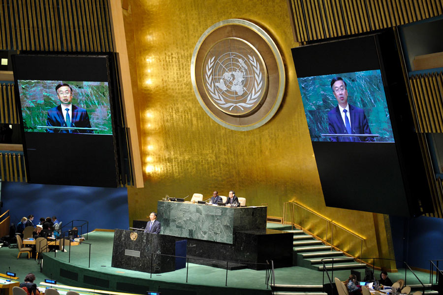 中国代表呼吁国际社会携手应对埃博拉疫情[组图]
