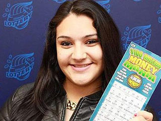 美国19岁少女生日获赠彩票中400万美元