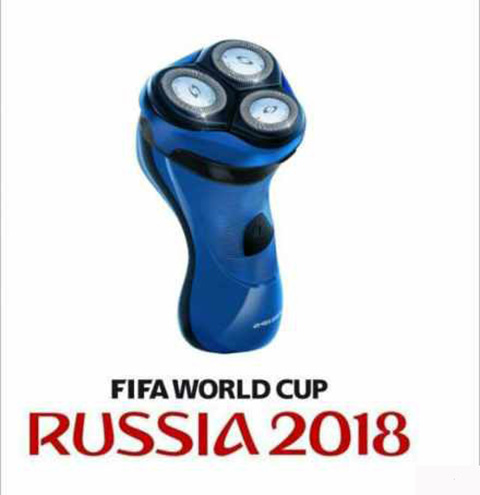 疯狂恶搞!俄罗斯世界杯logo变剃须刀外星人